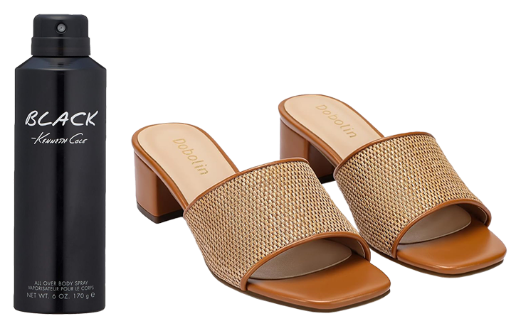 Kennith Cole Black Body Spay and Dobolin Women's Shoes